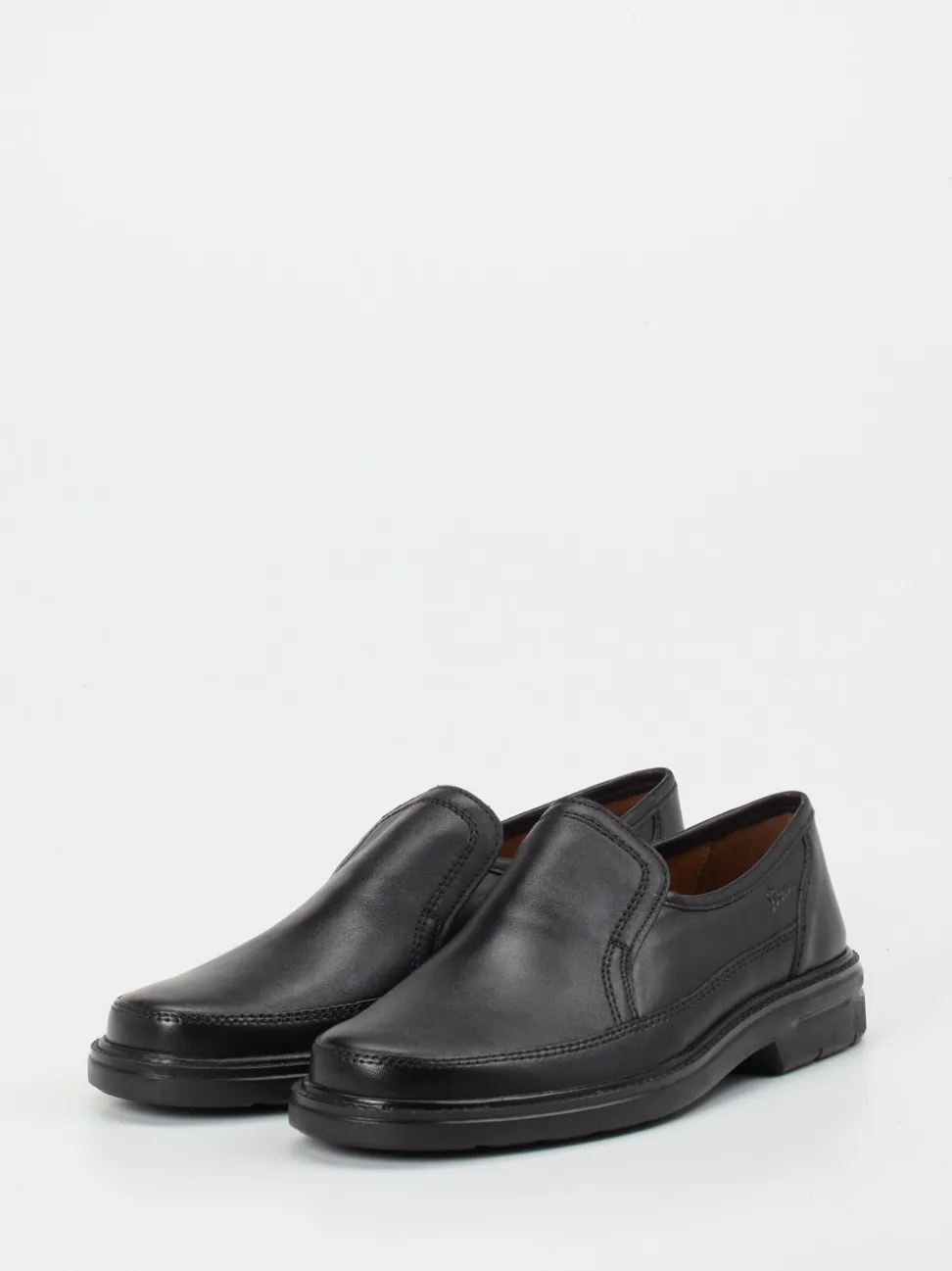 Sioux – Slipper aus Lammleder in Schwarz