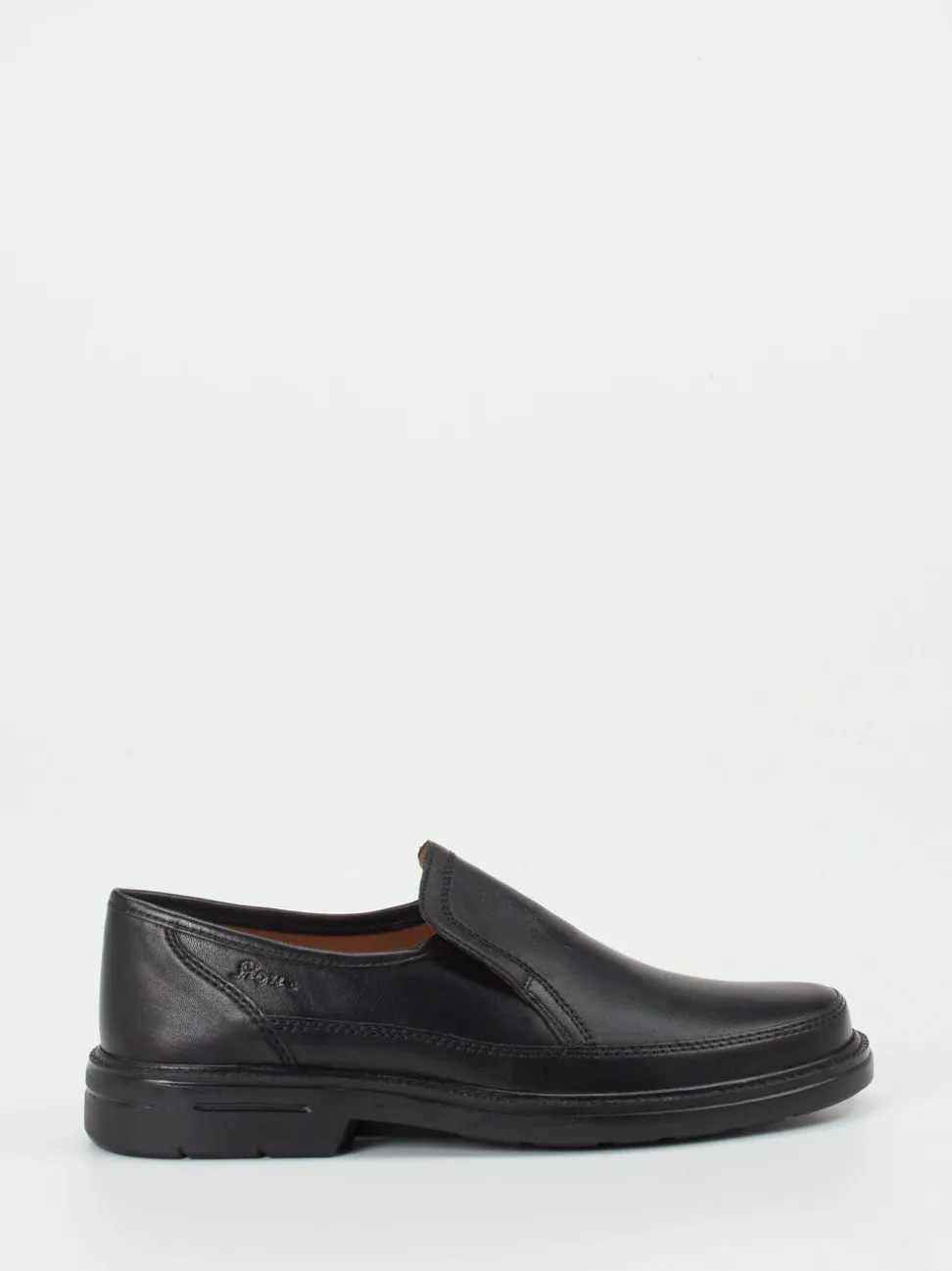 Sioux – Slipper aus Lammleder in Schwarz