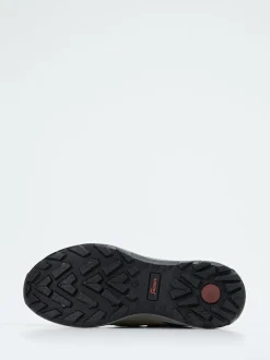 Sioux – Slipper aus Veloursleder und Mesh sandbeige