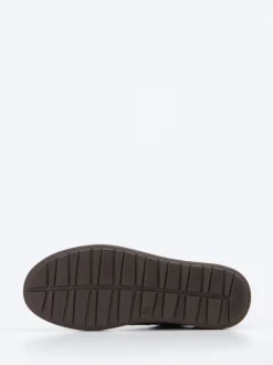 Sioux – Sneaker aus Fell braun mit Animal-Print
