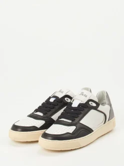 Sioux – Sneaker aus Kalbleder mit Metallic-Ferse