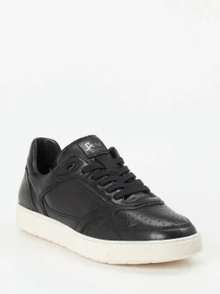 Sioux – Sneaker aus Kalbleder schwarz