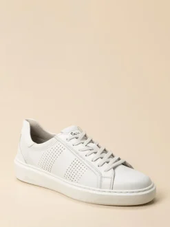 Sioux – Sneaker aus Kalbleder Weiß