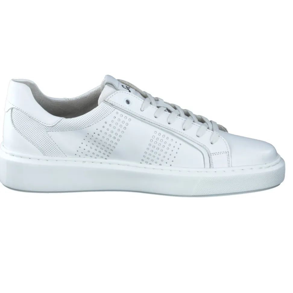 Sioux – Sneaker aus Kalbleder Weiß