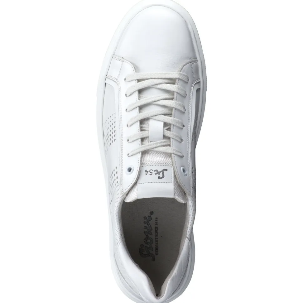 Sioux – Sneaker aus Kalbleder Weiß