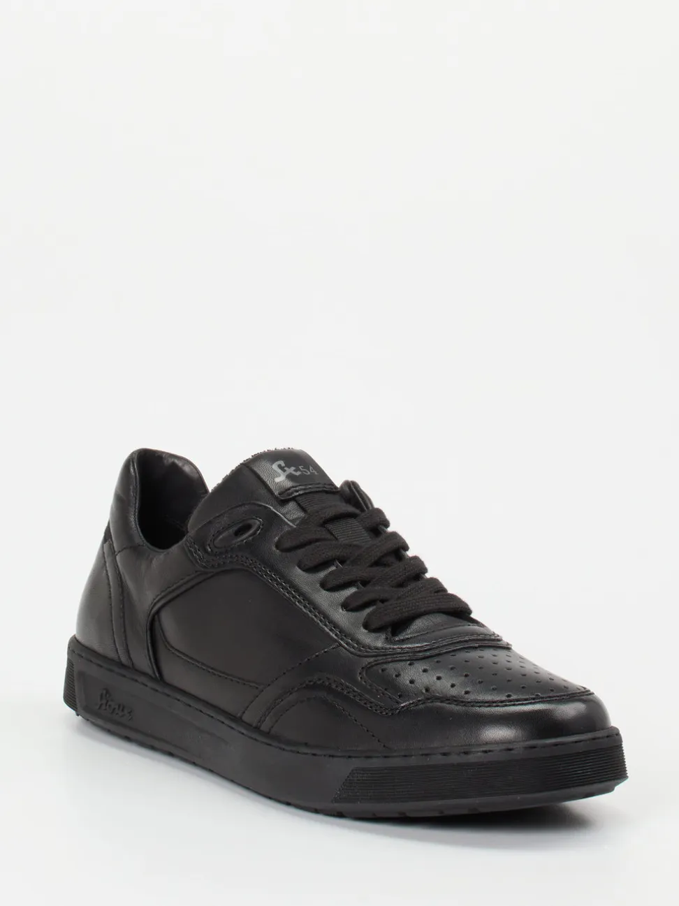 Sioux – Sneaker aus Kalbleder schwarz