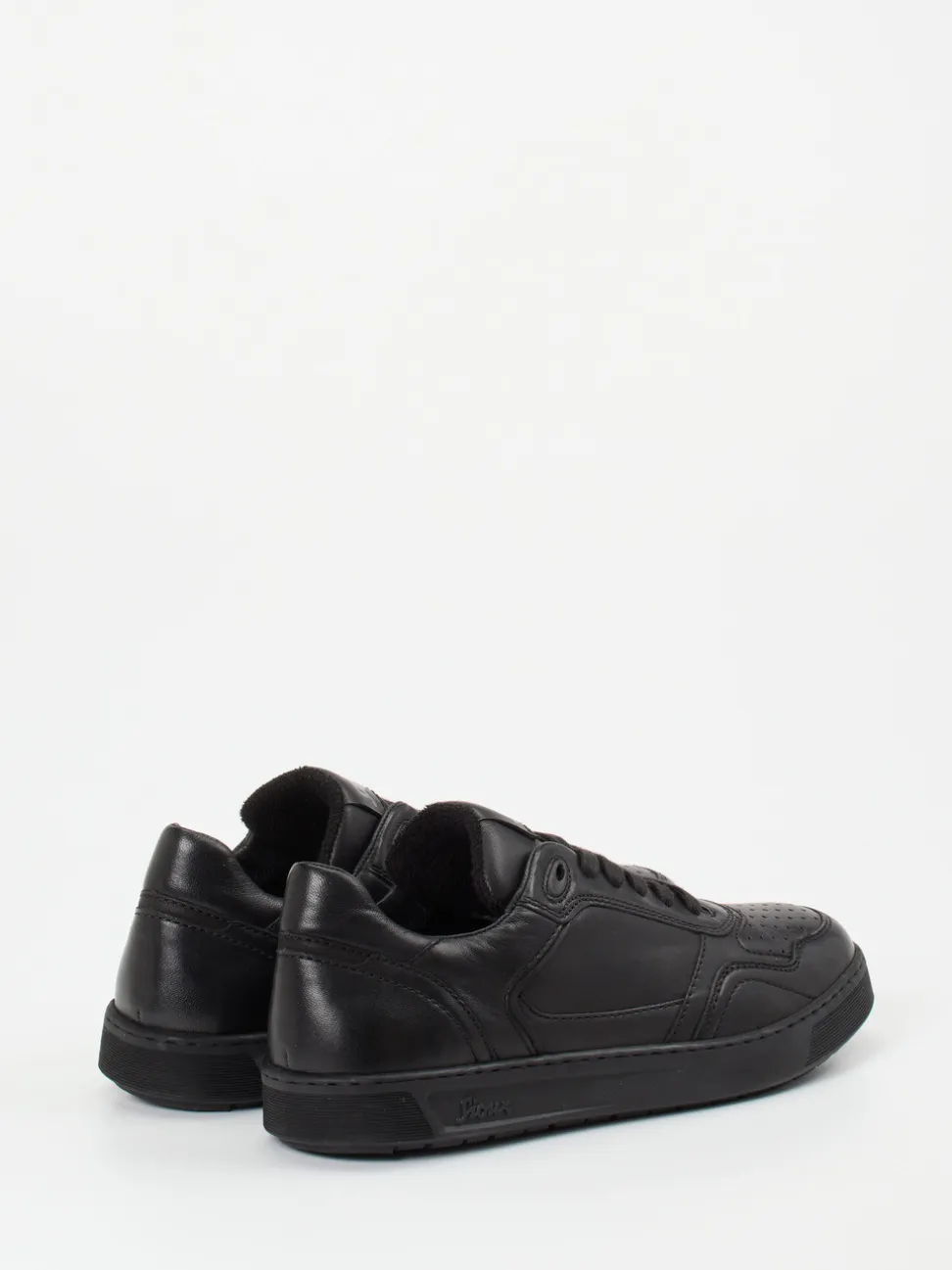 Sioux – Sneaker aus Kalbleder schwarz
