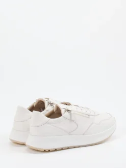 Sioux – Sneaker aus Kalbleder Offwhite
