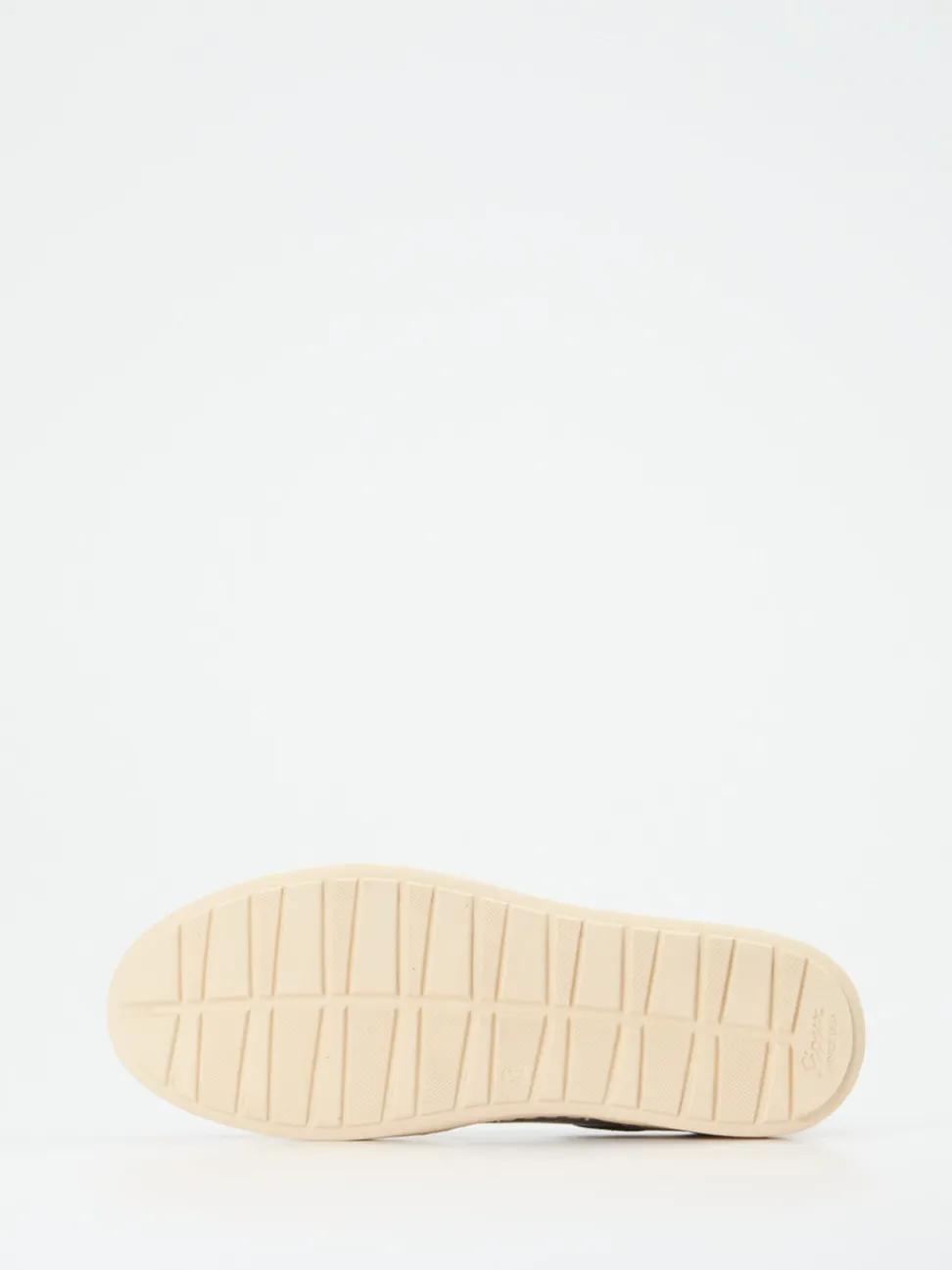 Sioux – Sneaker aus Kalbleder Offwhite-Blaugrau