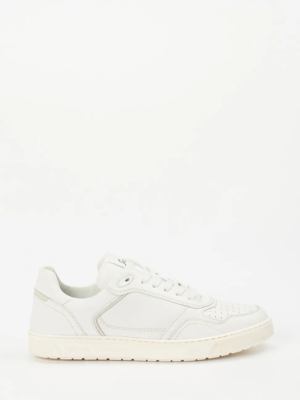 Sioux – Sneaker aus Kalbleder Off-White