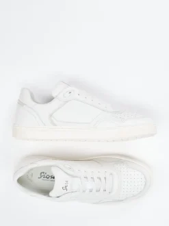 Sioux – Sneaker aus Kalbleder Off-White