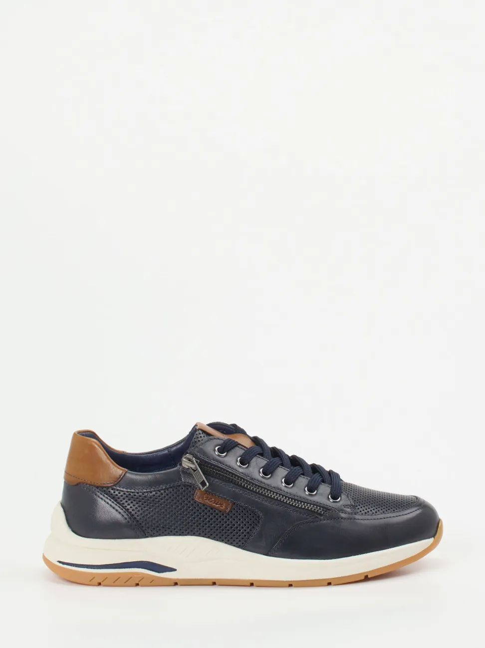 Sioux – Sneaker aus Kalbleder Dunkelblau