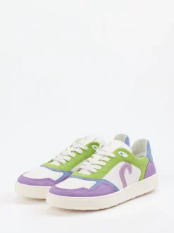 Sioux – Sneaker aus Kalbleder und Veloursleder multicolor