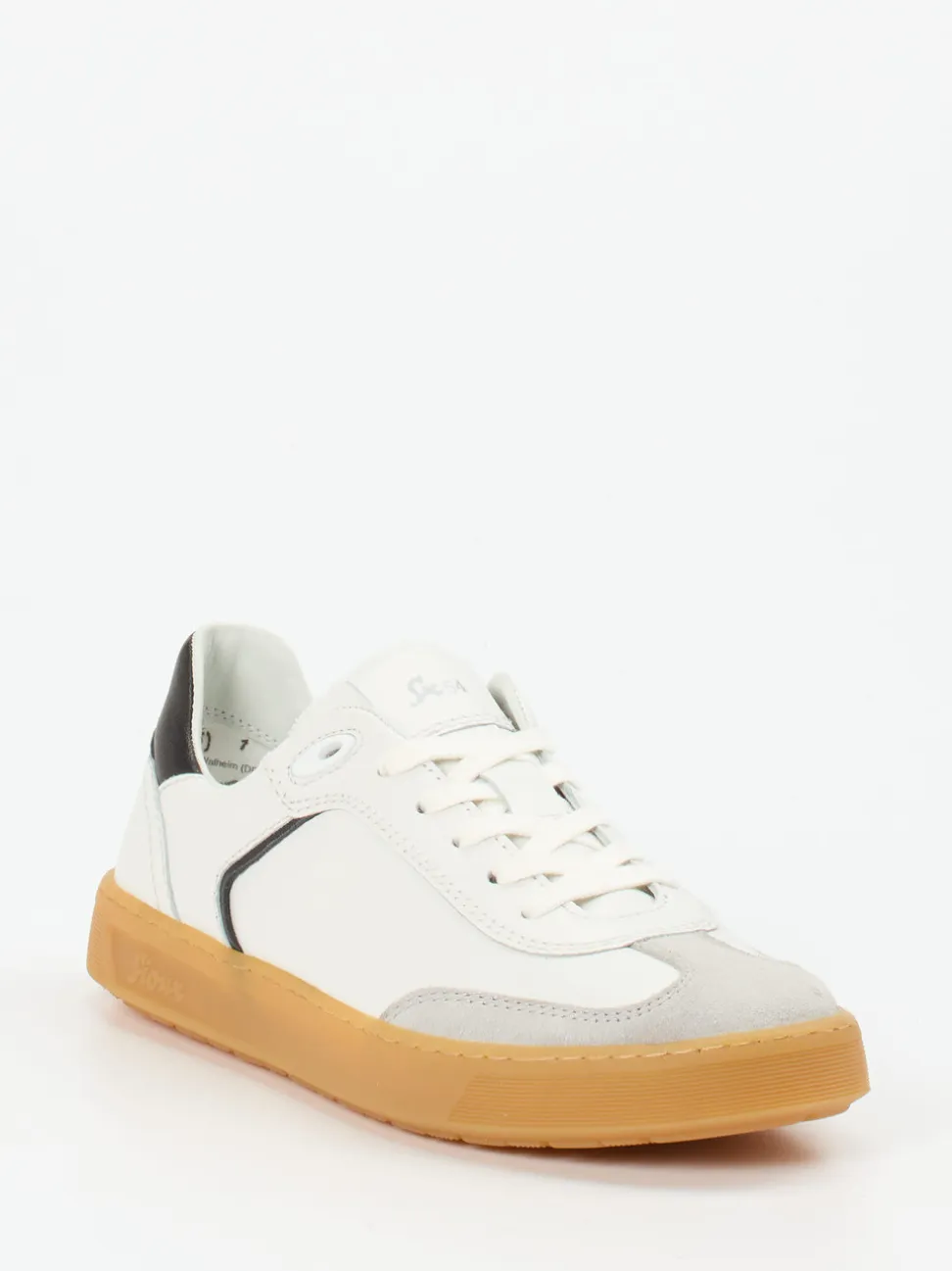 Sioux – Sneaker aus Kalbleder in Weiß