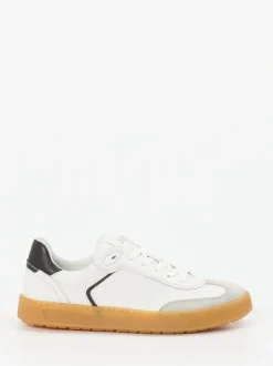 Sioux – Sneaker aus Kalbleder in Weiß