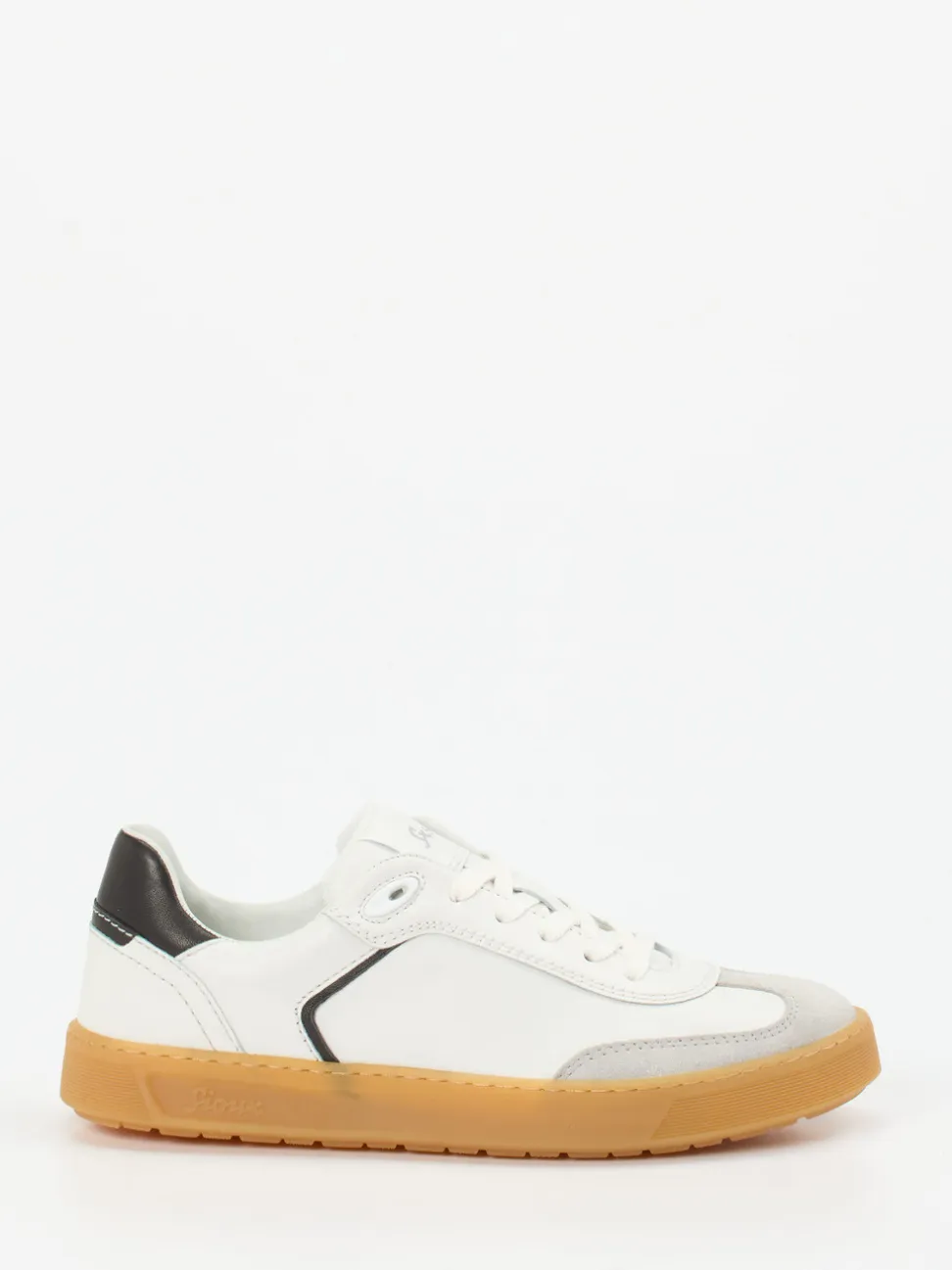 Sioux – Sneaker aus Kalbleder in Weiß