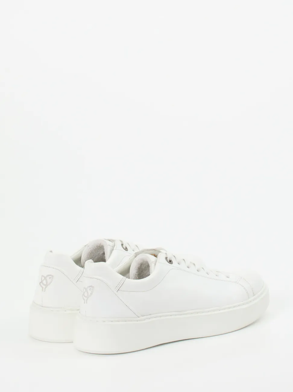 Sioux – Sneaker aus Kalbleder in Weiß