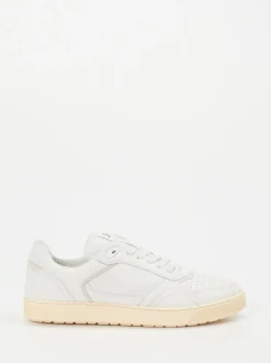 Sioux – Sneaker aus Kalbleder in Off-White