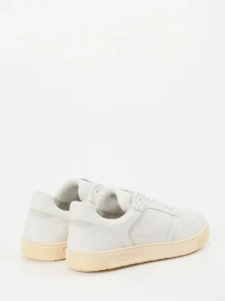 Sioux – Sneaker aus Kalbleder in Off-White