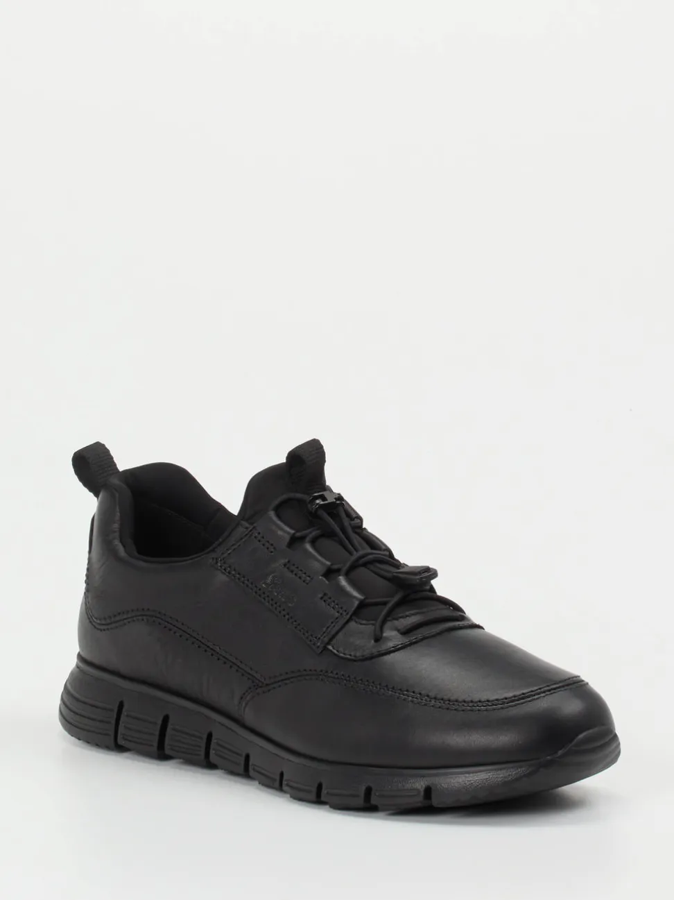 Sioux – Sneaker aus Kalbleder in Schwarz