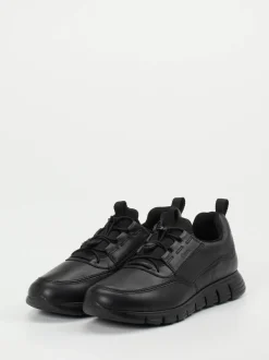 Sioux – Sneaker aus Kalbleder in Schwarz