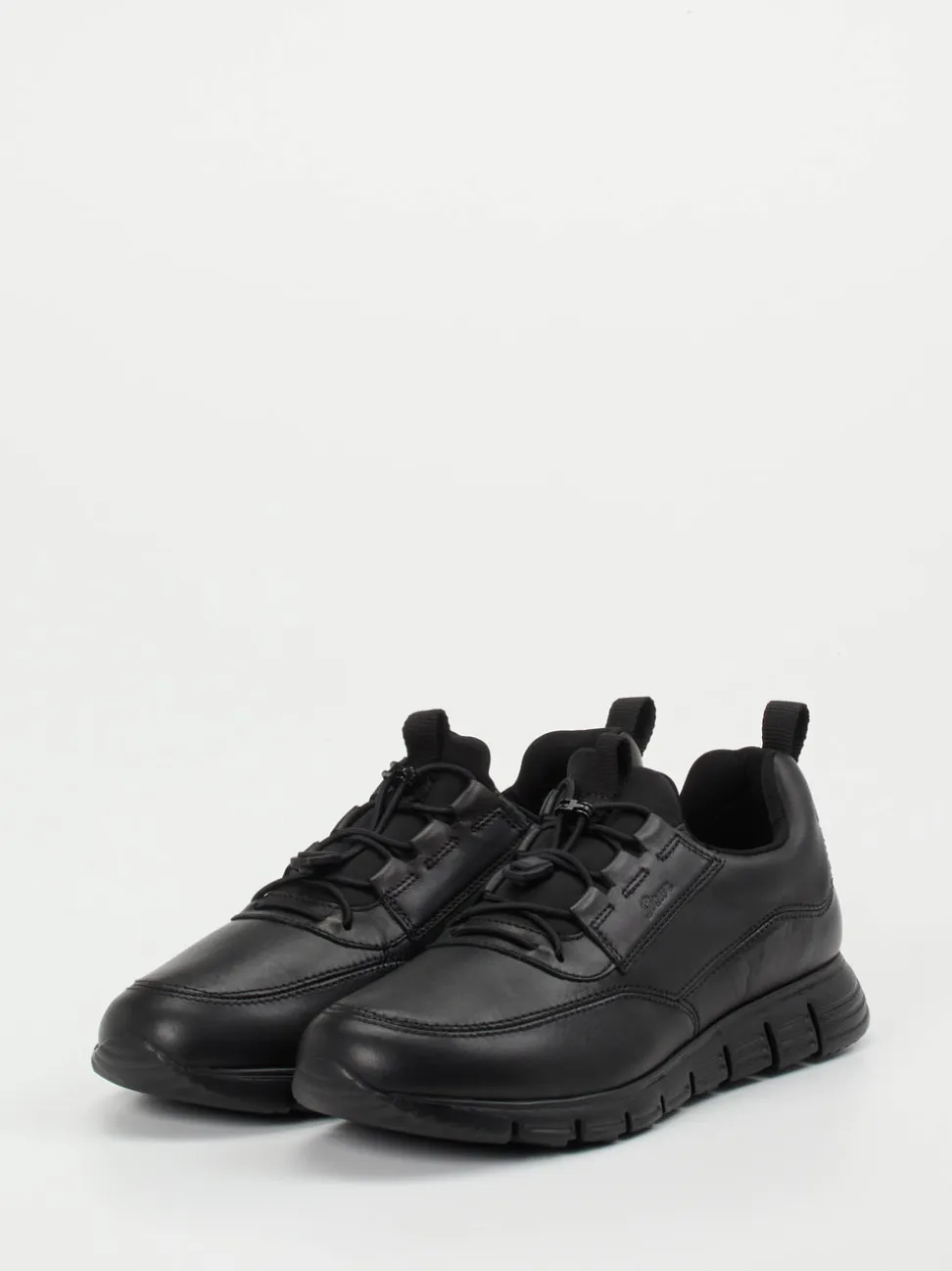 Sioux – Sneaker aus Kalbleder in Schwarz