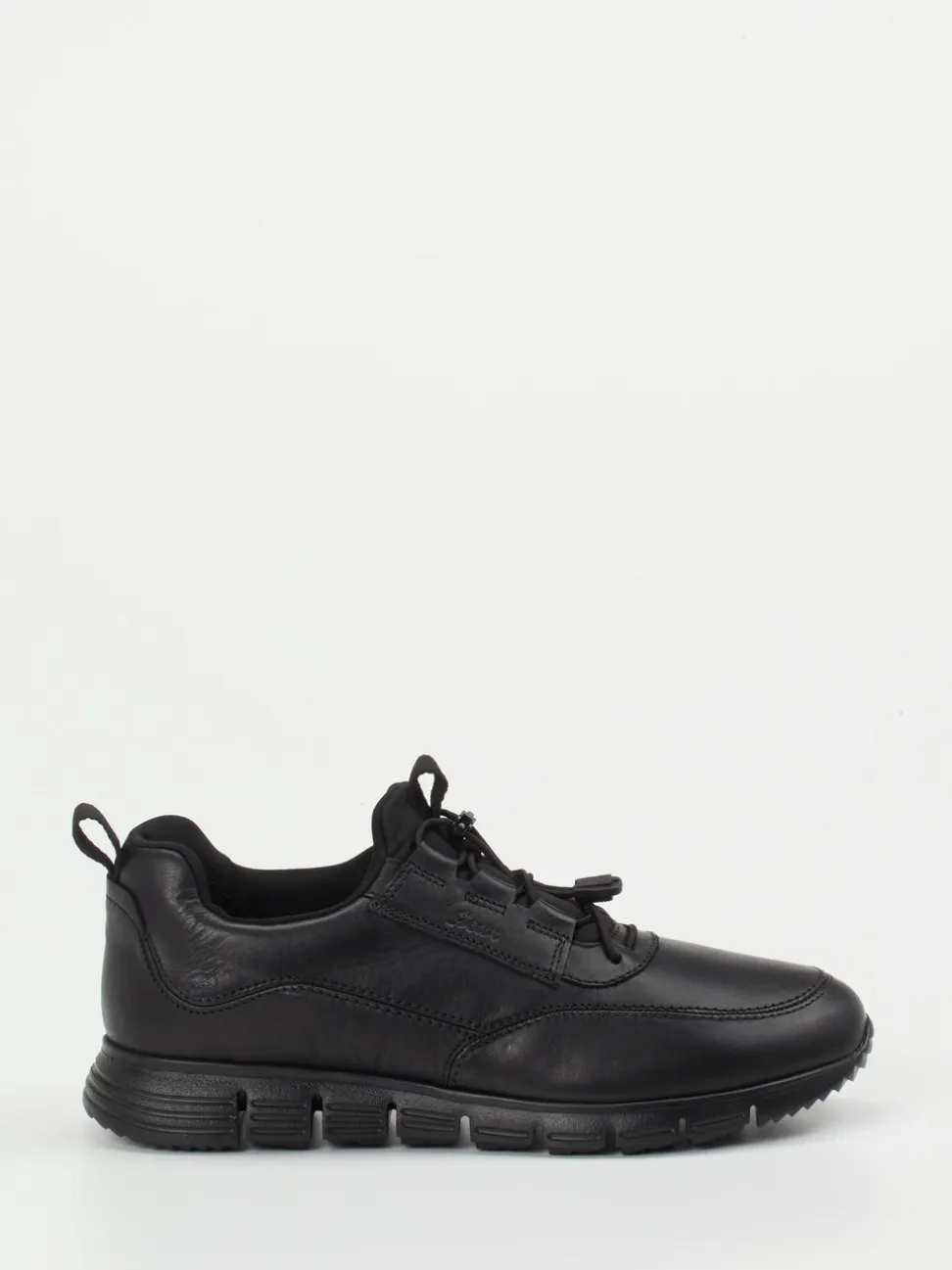Sioux – Sneaker aus Kalbleder in Schwarz