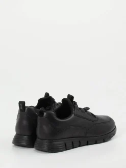 Sioux – Sneaker aus Kalbleder in Schwarz