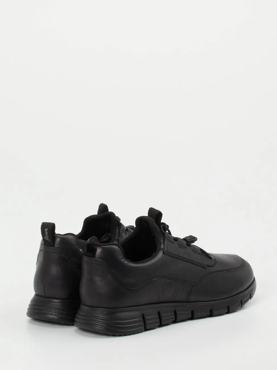 Sioux – Sneaker aus Kalbleder in Schwarz