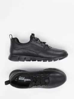 Sioux – Sneaker aus Kalbleder in Schwarz