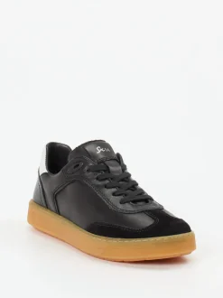 Sioux – Sneaker aus Kalbleder in Schwarz