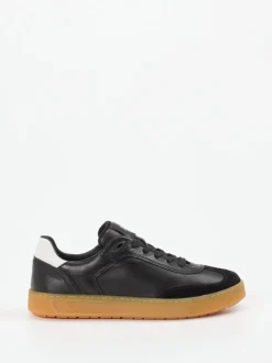 Sioux – Sneaker aus Kalbleder in Schwarz