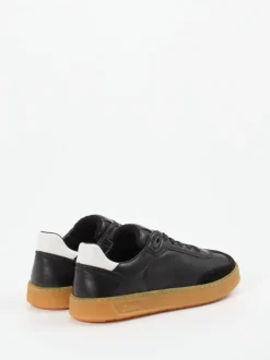 Sioux – Sneaker aus Kalbleder in Schwarz