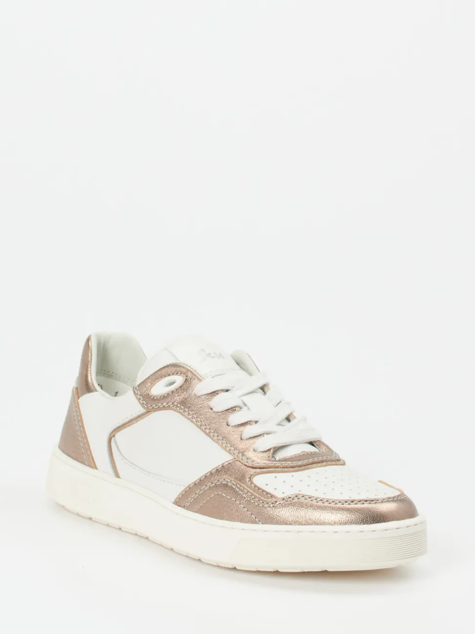 Sioux – Sneaker aus Lammnappa mit Metallic-Finish