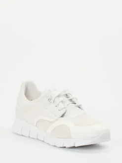 Sioux – Sneaker aus Meshtextil in Offwhite