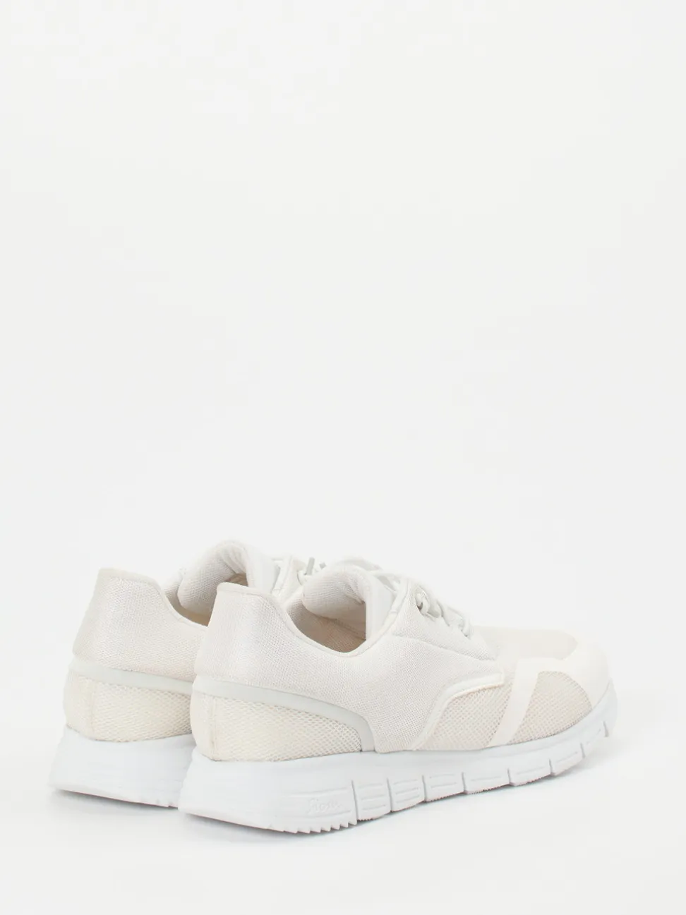 Sioux – Sneaker aus Meshtextil in Offwhite