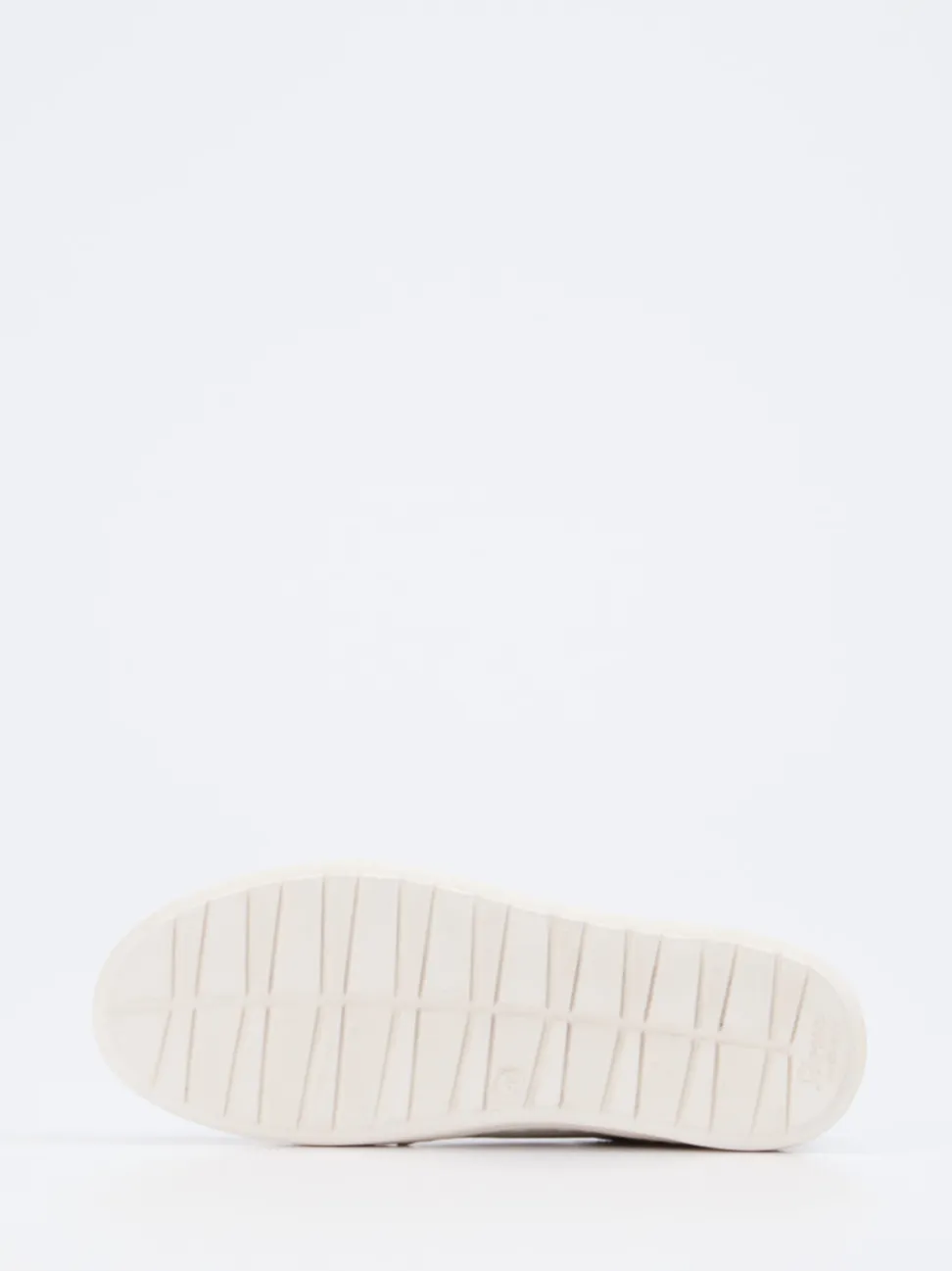 Sioux – Sneaker aus Metallic-Leder in Offwhite