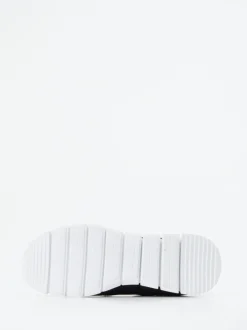 Sioux – Sneaker aus Textil und Mesh schwarz