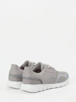 Sioux – Sneaker aus Textil in Hellgrau
