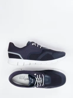 Sioux – Sneaker aus Textil in Dunkelblau