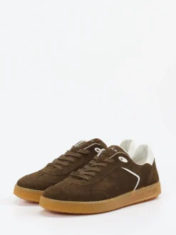 Sioux – Sneaker aus Veloursleder Schokobraun