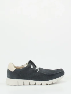 Sioux – Sneaker aus Veloursleder Dunkelblau