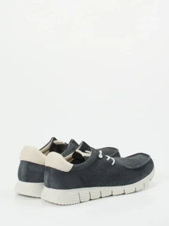 Sioux – Sneaker aus Veloursleder Dunkelblau