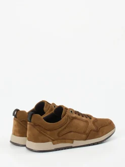 Sioux – Sneaker aus Veloursleder cognacbraun