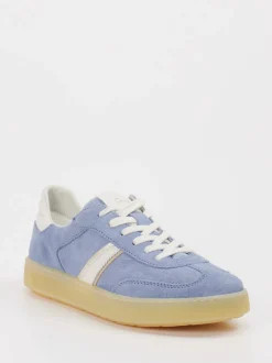 Sioux – Sneaker aus Veloursleder Hellblau