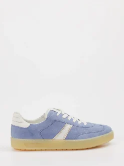 Sioux – Sneaker aus Veloursleder Hellblau