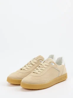 Sioux – Sneaker aus Veloursleder beige