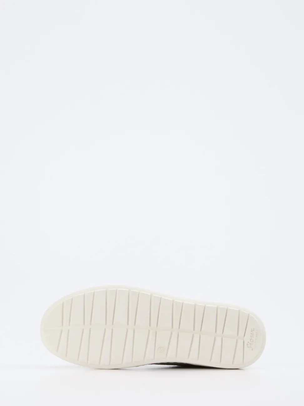Sioux – Sneaker aus Veloursleder und Metallicleder silber