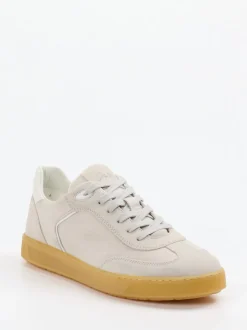 Sioux – Sneaker aus Veloursleder Hellgrau