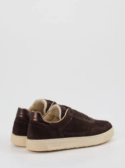 Sioux – Sneaker aus Veloursleder Dunkelbraun